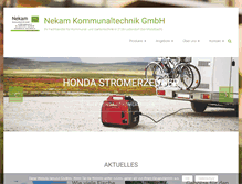 Tablet Screenshot of nekam.at